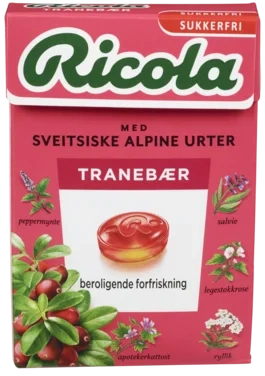 Ricola Tranebær Sf 50g