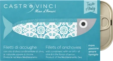 Ansjos Filet i Olivenolje Italiensk Gourmet