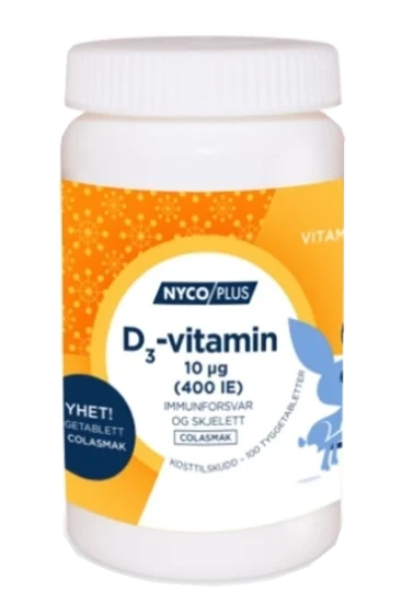 Nycoplus D-Vitamin Colasmak 100tabl.