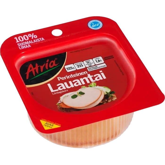 Lördagskorv Skivad 225g Atria