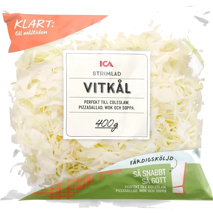 Strimlad Vitkål 400g Klass 1 ICA