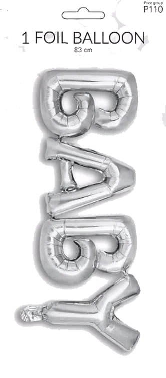 Folieballong 75cm Baby Tekst