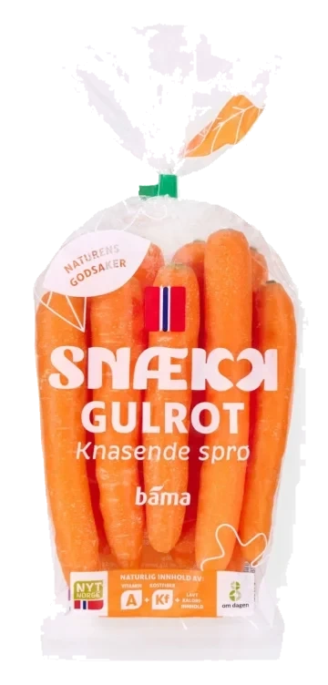 Gulrot Snacks 200g