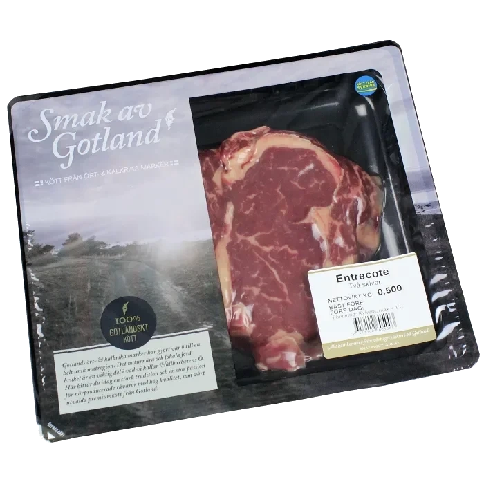 Entrecôte skivad 2x250g Smak av Gotland