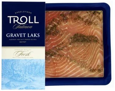 Gravet Laks i Skiver 250g Troll
