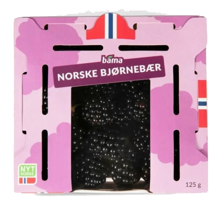 Bjørnebær 125g m/Lokk