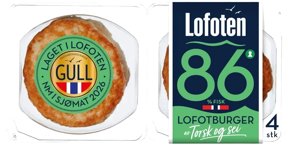 Burger av torsk og sei