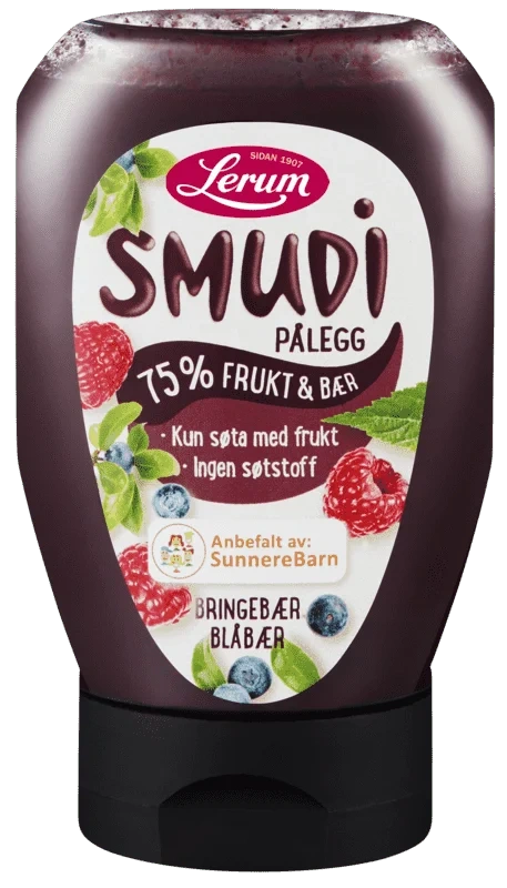 Lerum Bringebær Smudi 265g