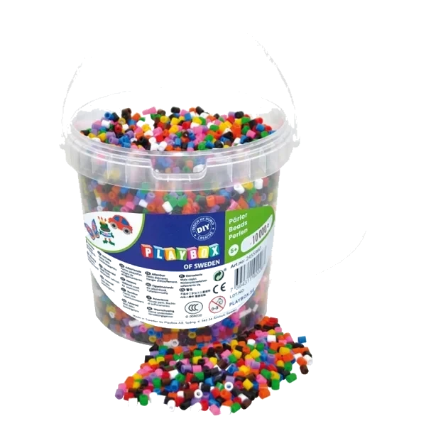 Rørperler Fargemiks 10 000 Stk