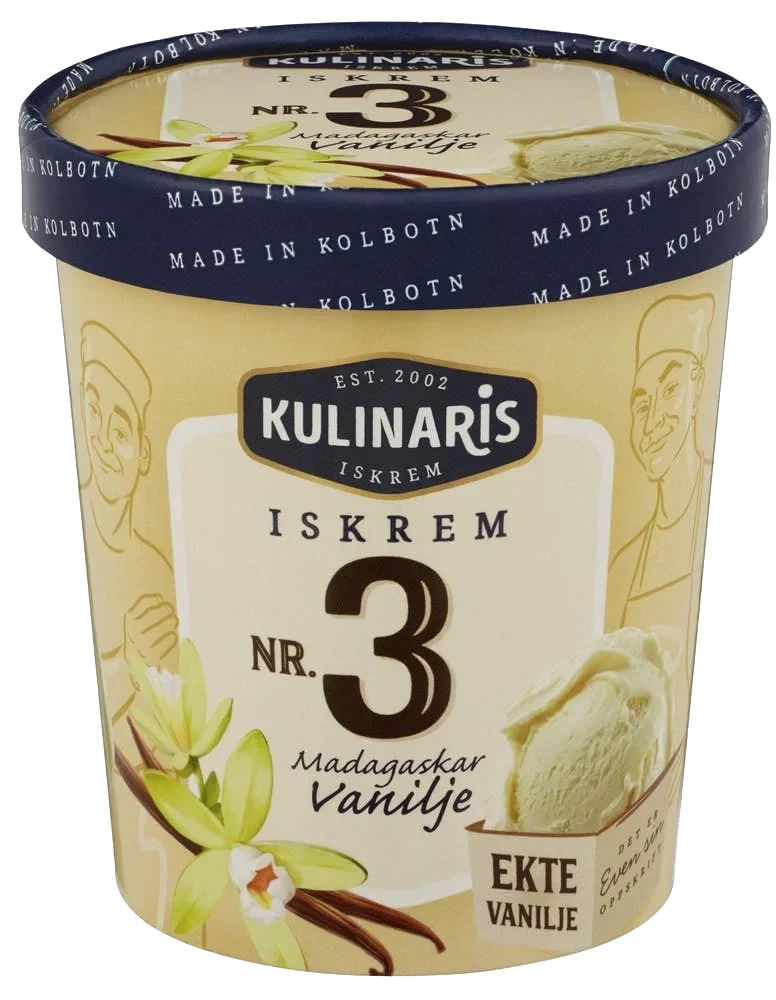 Nr. 3 vaniljeiskrem