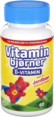 Vitaminbjørner D-vitamin 60stk