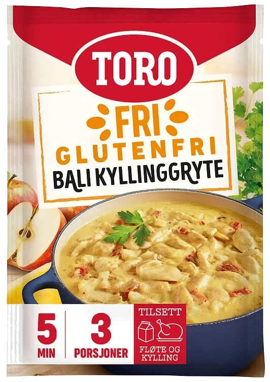 Bali Kyllinggryte Glutenfri 70g Toro