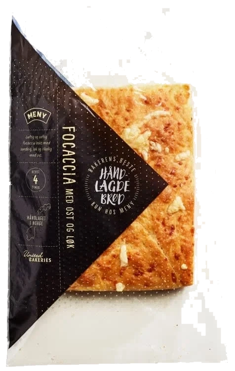 Focaccia m/Løk & Ost 260g
