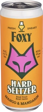 Foxy Hard Seltzer Mango&Mandarin 0,33l Sleek boks