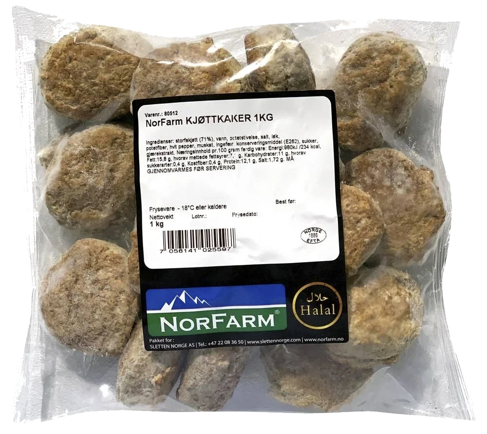Kjøttkaker Halal