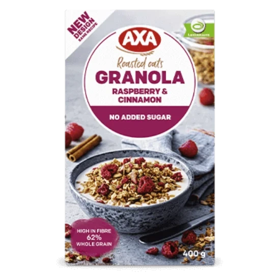 Axa Granola Raspberry&Cinnamon 400g