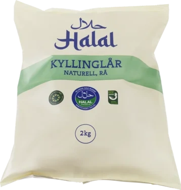 Halal Rå Kyllinglår 2kg 