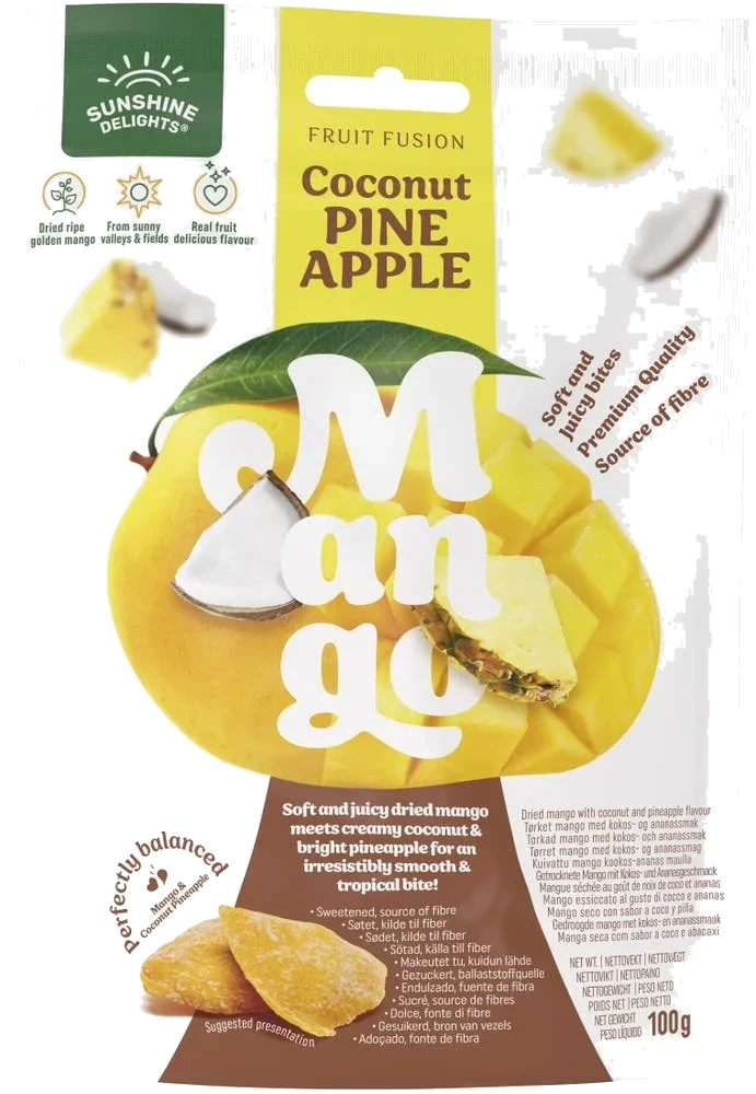 Torkad Frukt Coconut Pineapple Mango