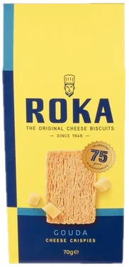 Ostechrispies Gouda 70g Roka