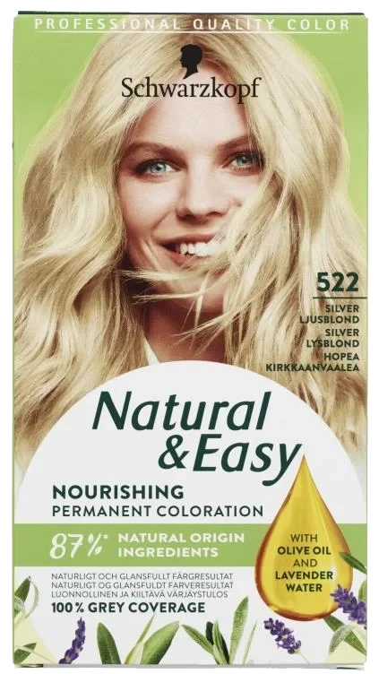 Natural & Easy 522 Lysblond Hårfarge