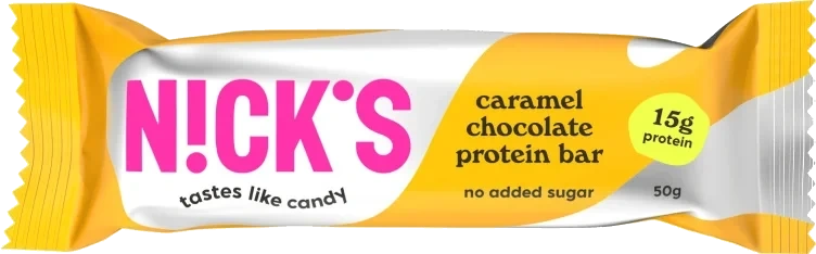 Nick's Soft Protein Bar Caramel Chocolate