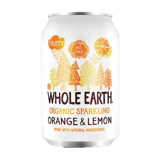 Whole Earth Orange & Lemon 330ml