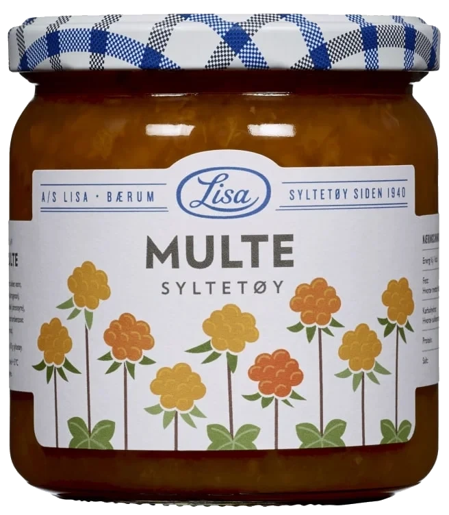 Multesyltetøy 420 Gr Glass Lisa