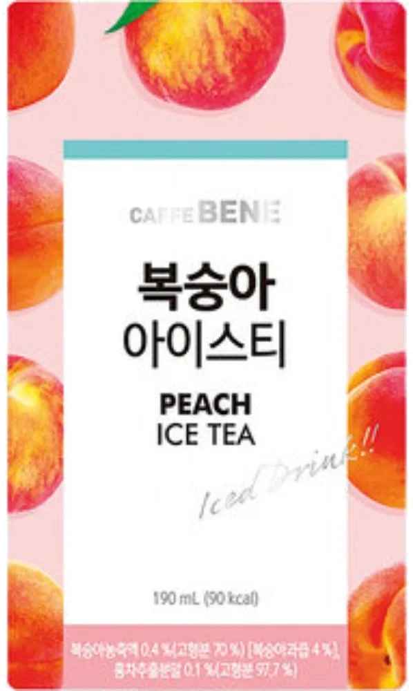 Caffebene Peach Ice Tea 190ml