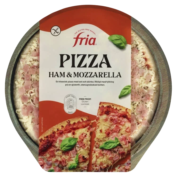 Skinke&Ost Pizza glutenfri 420g Fria