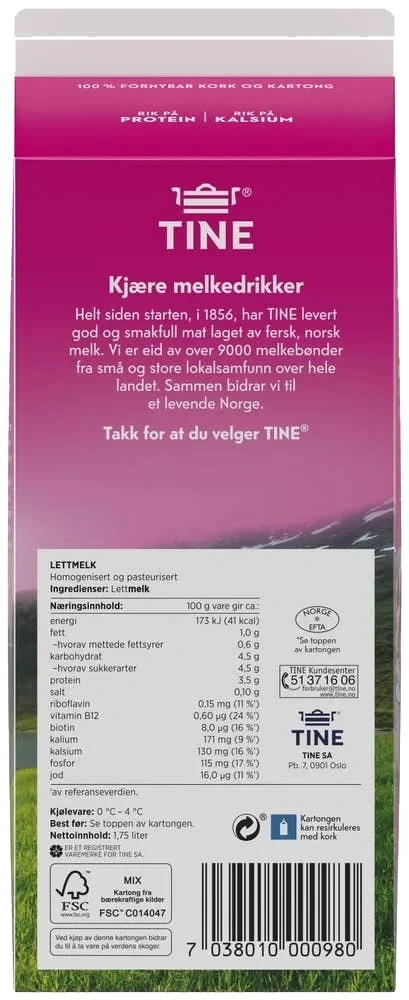 Tine Lettmelk
