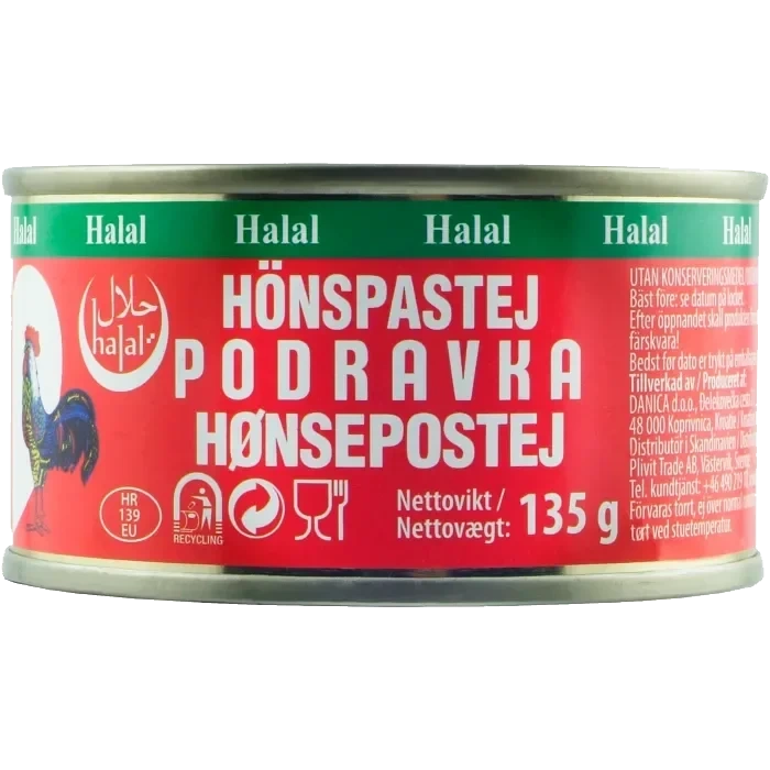 Pastej Höna 135g Podravka