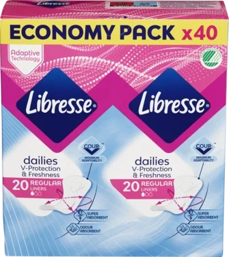 Libresse Truseinnlegg Regular 40stk