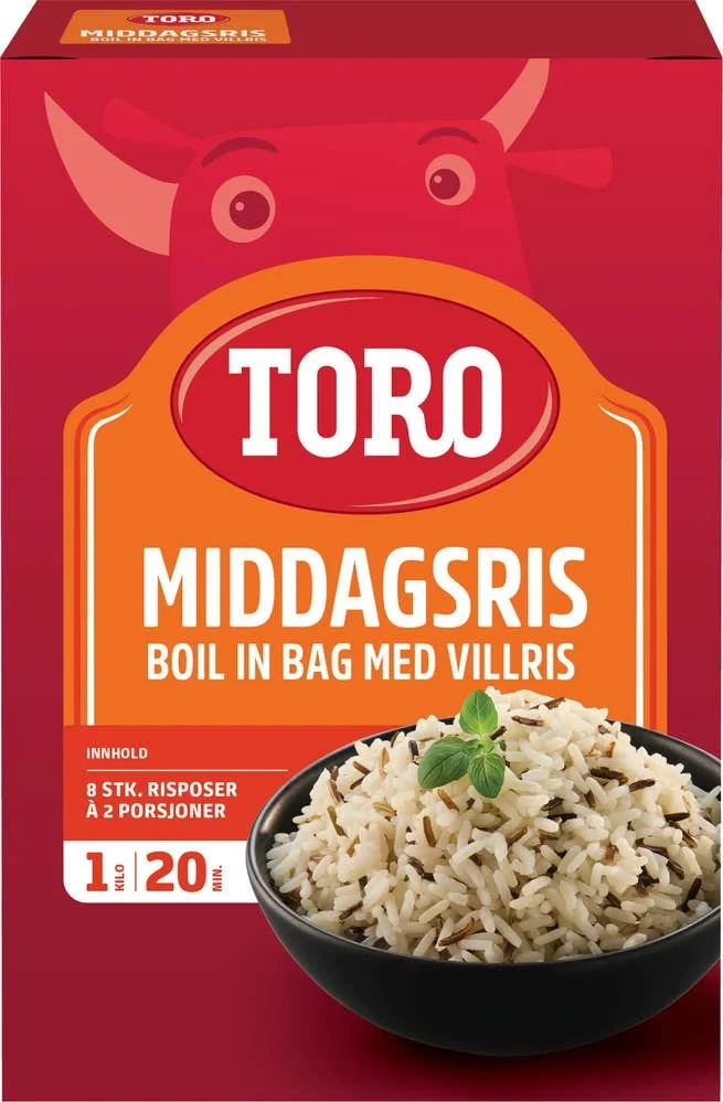 Middagsris med villris