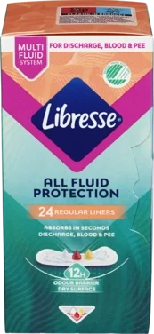 Libresse Truseinnlegg All Fluid Protection Regular 24 stk
