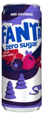 Fanta Julebrus - Zero Sugar Forest Berries 330ml bx