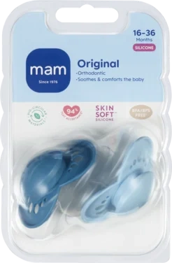 Mam Original 16-36m Silk 2p Blister