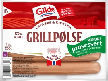 Grovere Grillpølser 300g Enh