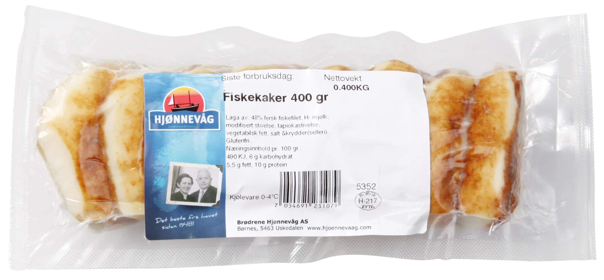 Hjønnevåg Fiskekaker 400g