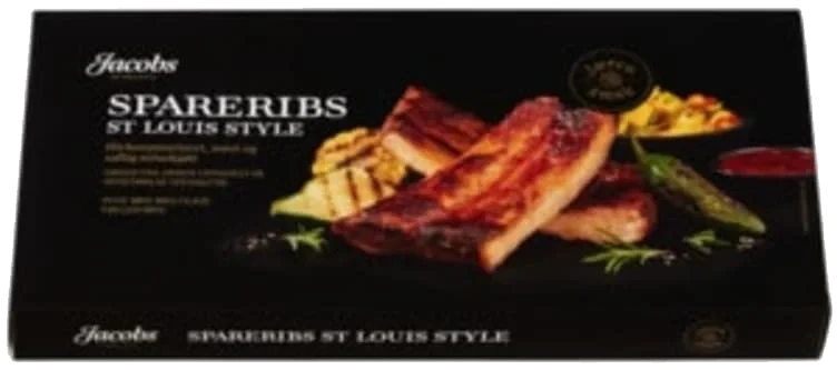 Spareribs Ca700g Jacobs Utvalgte