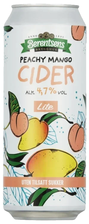 Peachy Mangocider Lite 4.7% 0.5bx