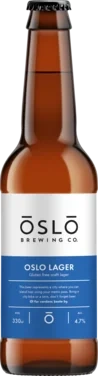 Oslo Lager -glutenfri - 0.33l Oslo Brewing