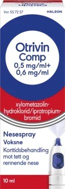Otrivin Nesespray 1mg 10ml Comp