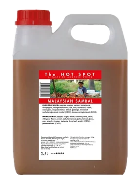 Malaysian Sambal 2,5liter Kanne