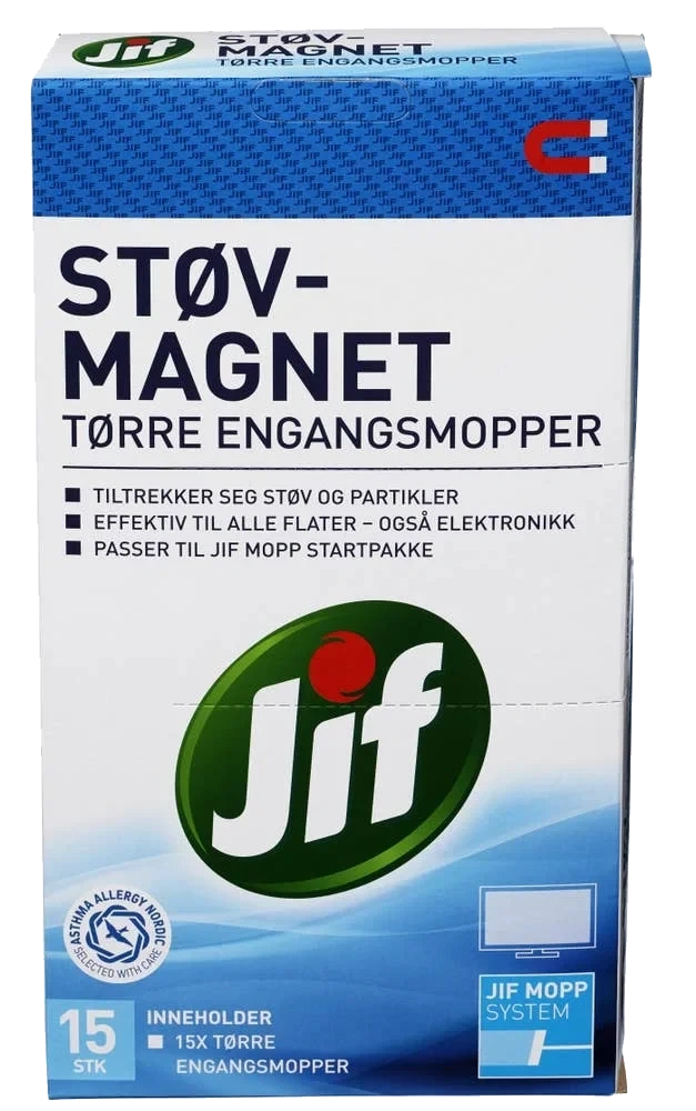 Tørrmopp Støvmagnet