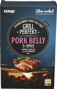 COOP PORK BELLY 5 SPICE SOUS VIDE CA 600G