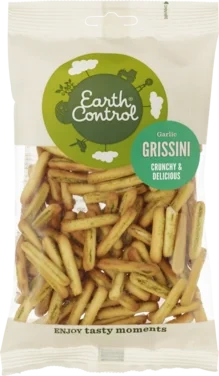 Earth Control Grissini med Hvitløk 80g