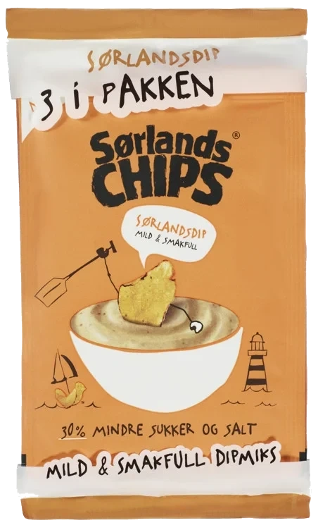 Sørlandsdip Mild&Smakfull 3pk