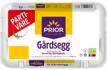 Egg 15 l Gårdsegg Frittgående 63-73g