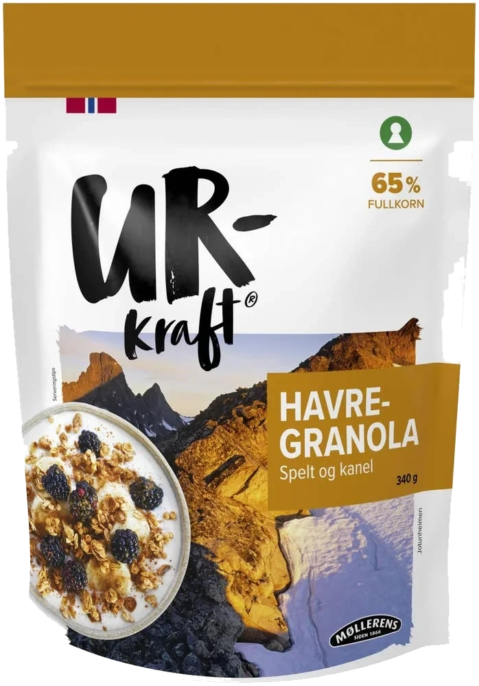 Havregranola spelt og kanel