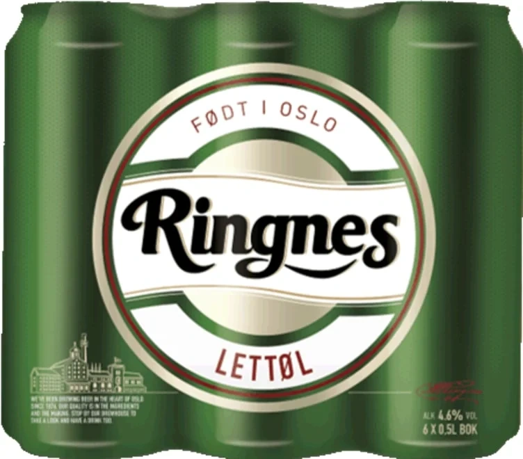 Ringnes Lettøl 0,5lx6 boks